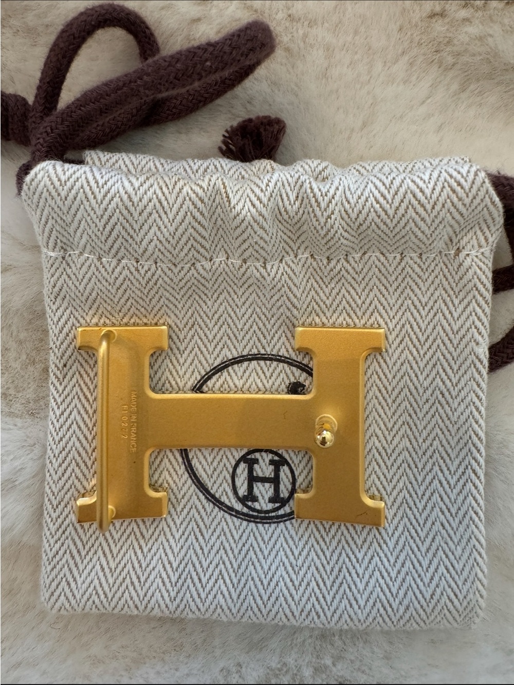 Hermes H BELT BUCKLE & REVERSIBLE LEATHER STRAP 32 MM - Picture 5 of 7